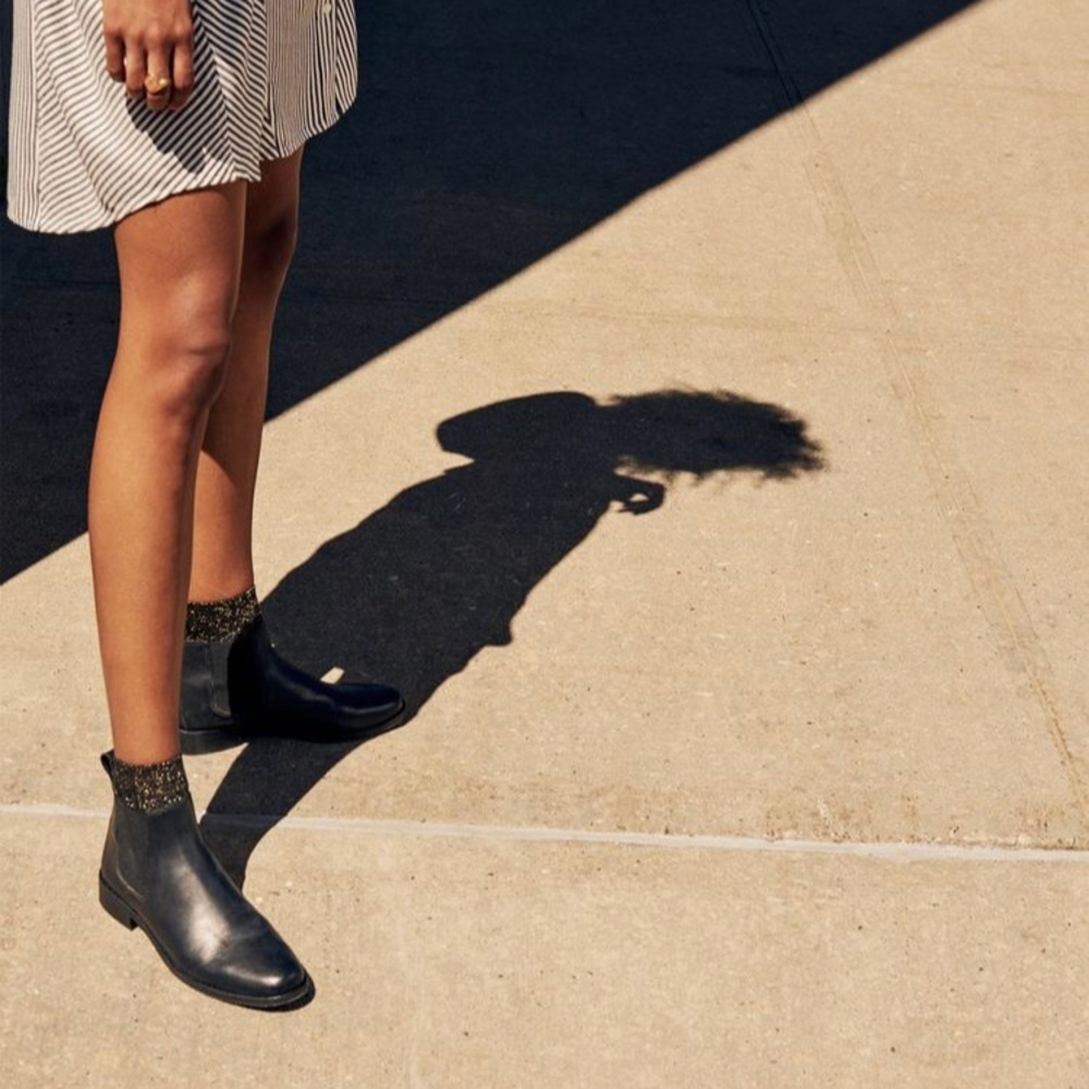 Madewell Leather Chelsea Boot Size 8
